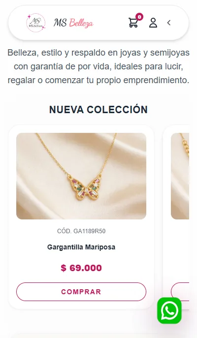 Catálogo de Productos y Tienda