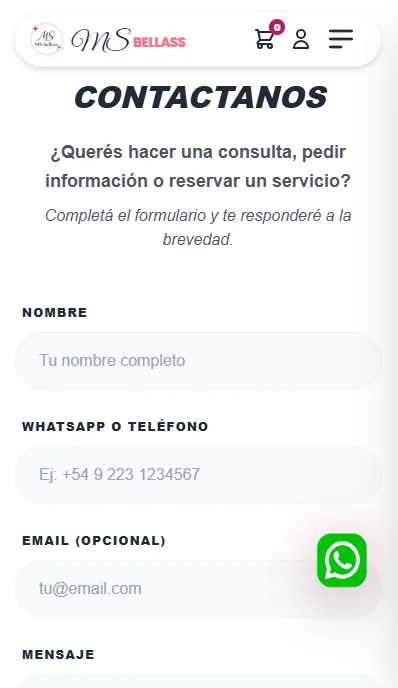 Sección de Testimonios y Reseñas